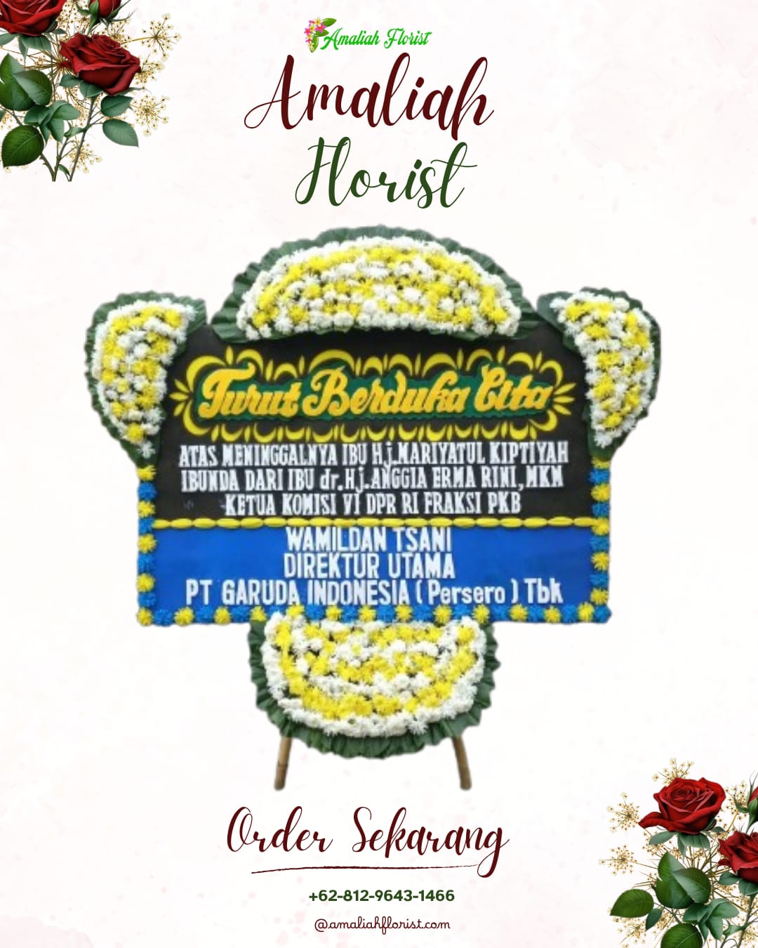 Papan Bunga Duka Ilir Timur I